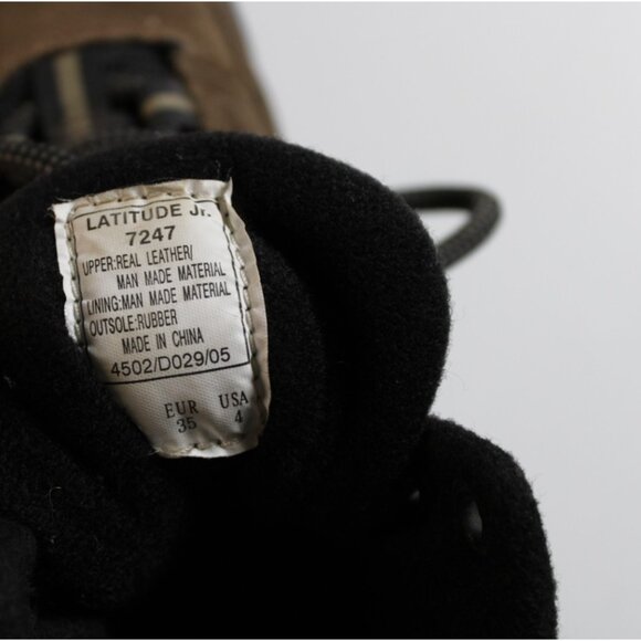 Latitude Jr 7247 Hiking Boots Size 4 Brown Outdoor Trail Shoes Durable Adventure - Picture 6 of 12